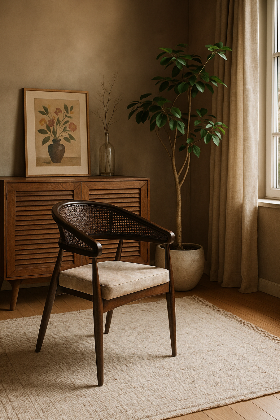 Hasırlı Gazel Sandalye